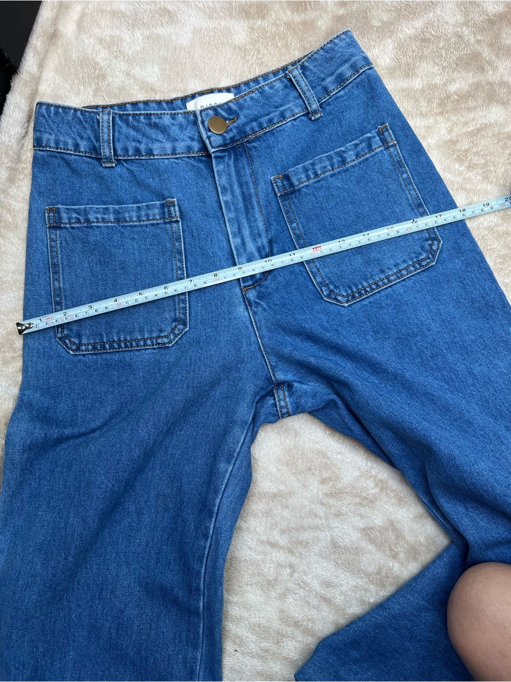 DISSH 100% Cotton Wide-Leg Denim Pants – Size 6 - Picture 8 of 10